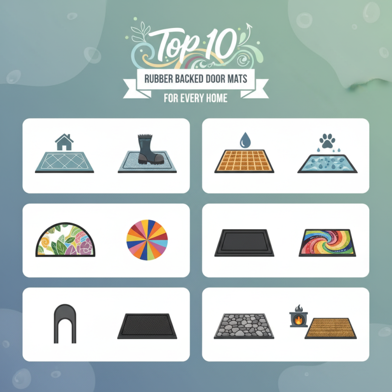 Top 10 Rubber Backed Door Mats for Every Home?