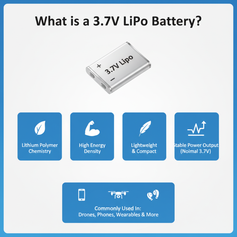 What is a 3.7 V Lipo Battery and How is it Used?