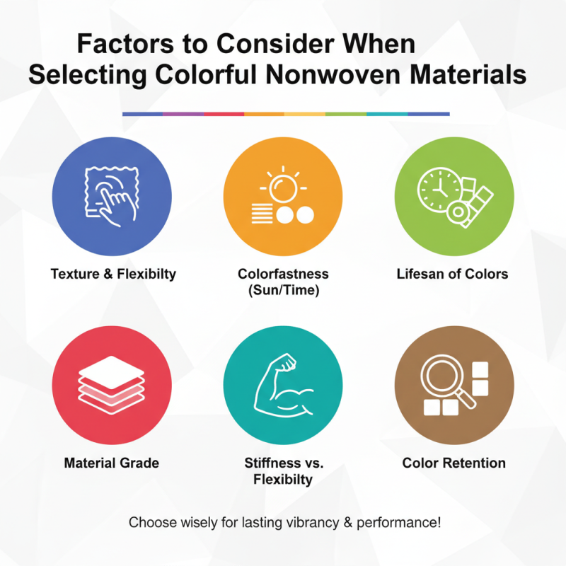 How to Choose Colorful Nonwoven Materials for Your Projects?