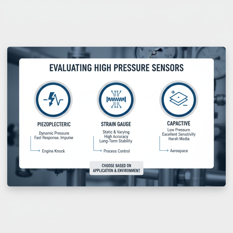 How to Choose the Right High Pressure Sensors for Your Applications?