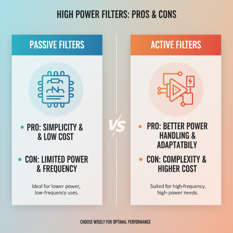 How to Choose High Power Filters for Optimal Performance?