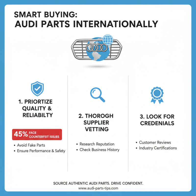 Where to Find Quality Audi Auto Parts for Global Buyers?