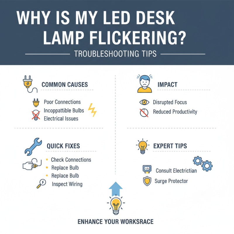 Why is My LED Desk Lamp Flickering Troubleshooting Tips?