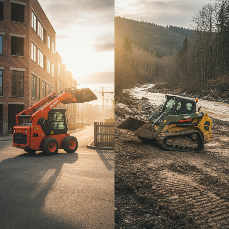 Why Choose a Skid Steer Over a Track Loader?