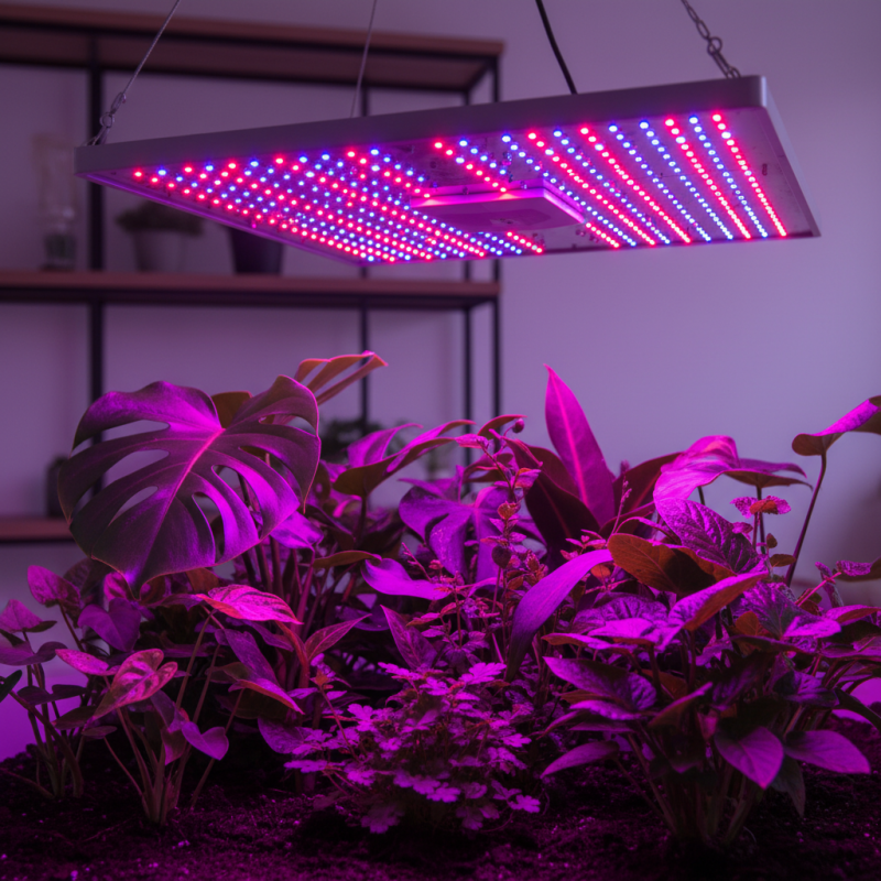 Why Do Grow Lights Appear Purple or Pink in Color?