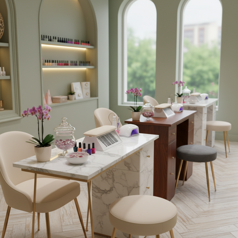 Best Materials for Nail Salon Manicure Tables?