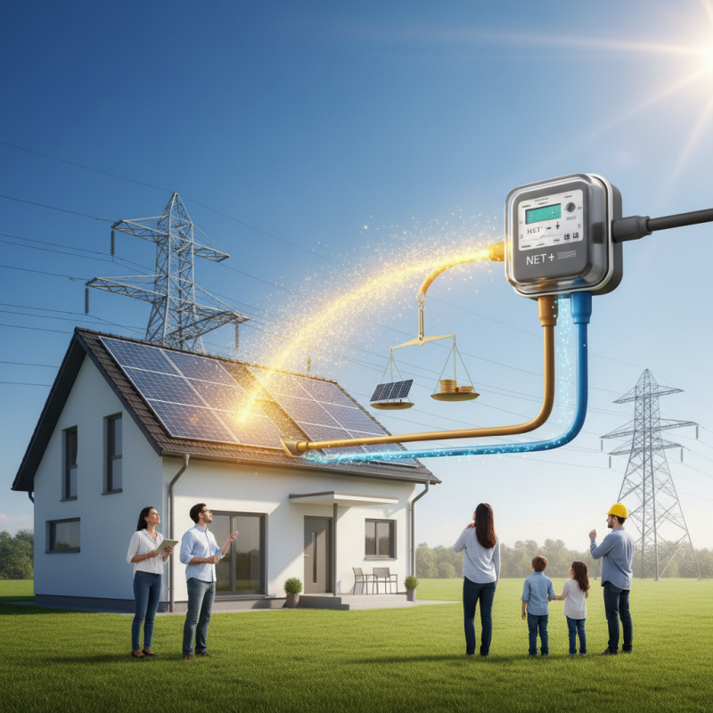 What is net metering in solar power and how does it work?
