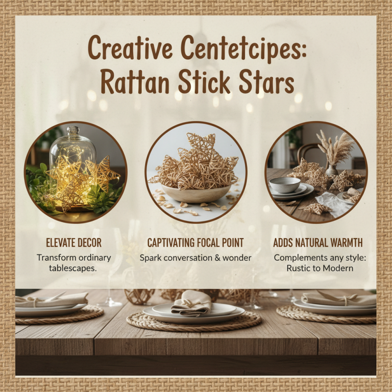 Top 10 Creative Uses for Rattan Stick Stars in Home Decor?