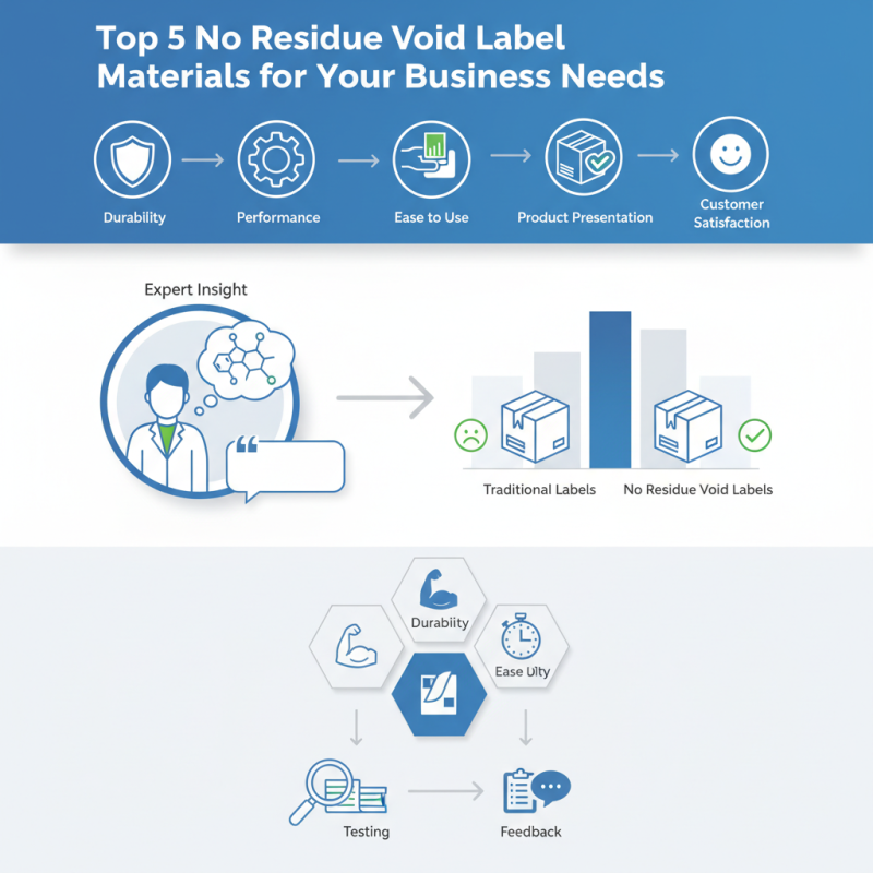 Top 5 No Residue Void Label Materials for Your Business Needs?