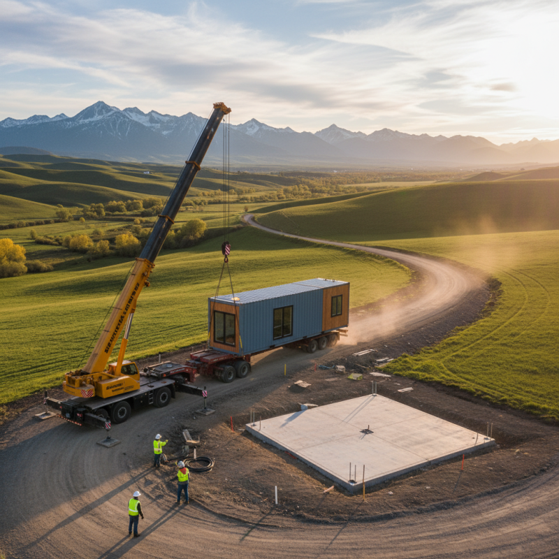 How to Effectively Transport and Install a Container Home?