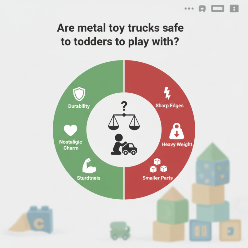 Are metal toy trucks safe for toddlers to play with?