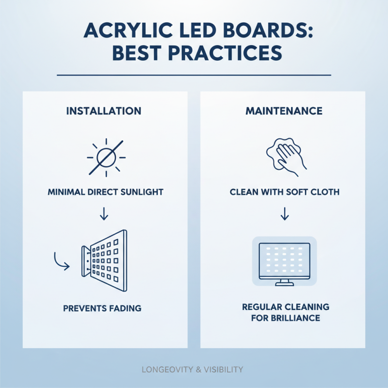 Ultimate Tips for Choosing the Best Acrylic Led Board?