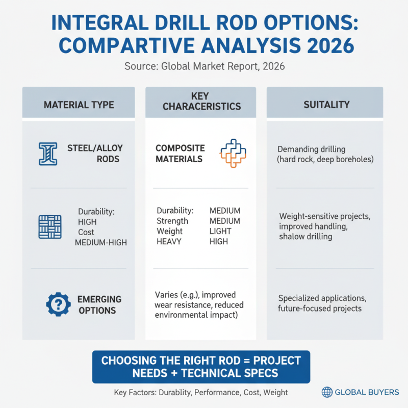 2026 Best Integral Drill Rod Options for Global Buyers?