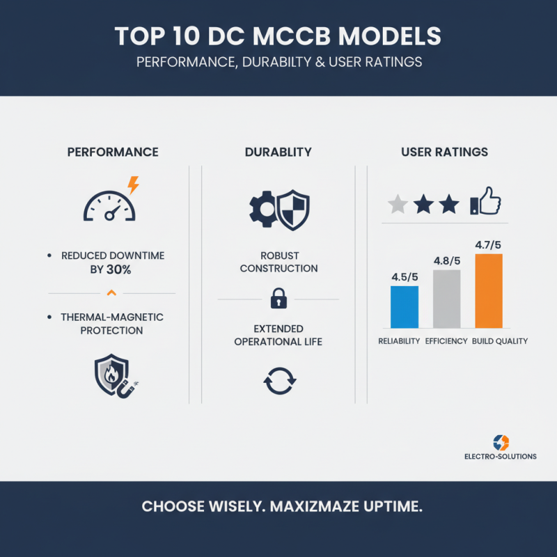 Top 10 DC MCCB Models for Reliable Electrical Protection