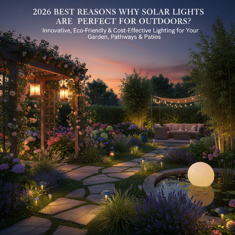 2026 Best Reasons Why Solar Lights Are Perfect for Outdoors?