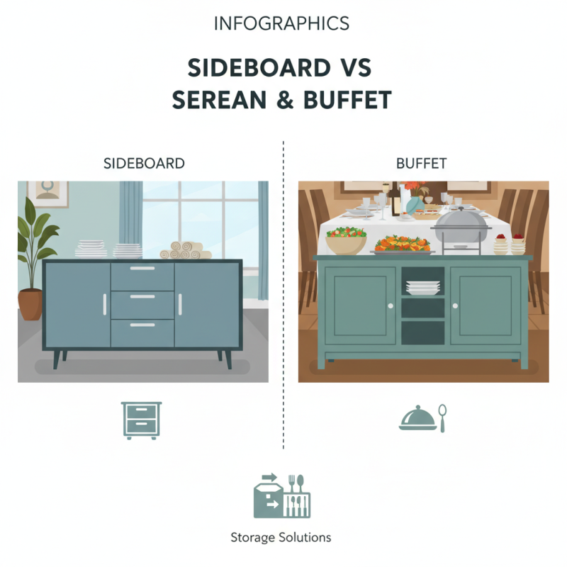 What is the Difference Between a Sideboard and a Buffet?