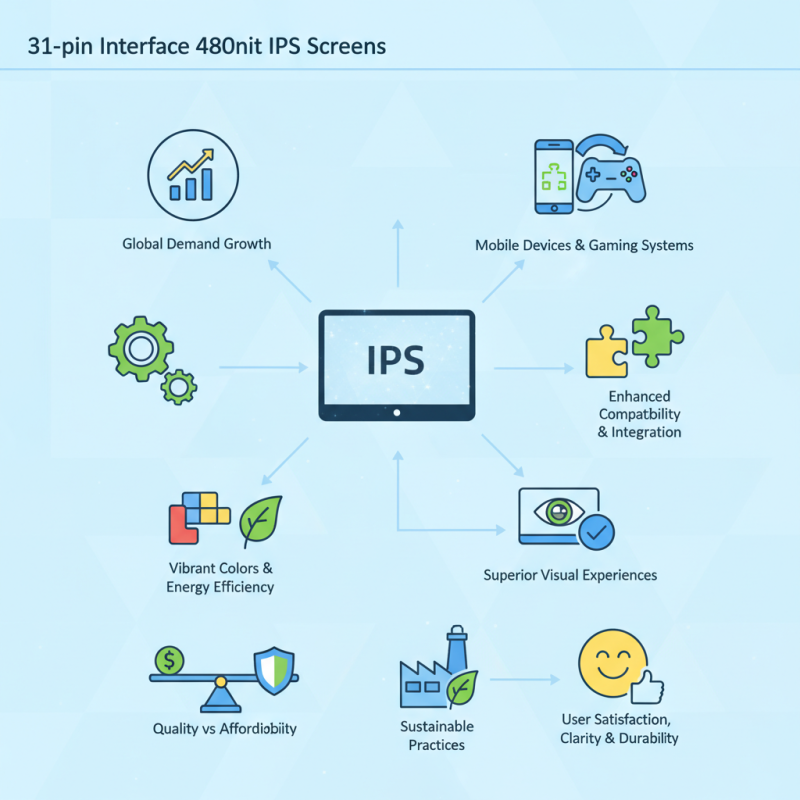 What are the Benefits of 31pin Interface 480nit IPS Screens?
