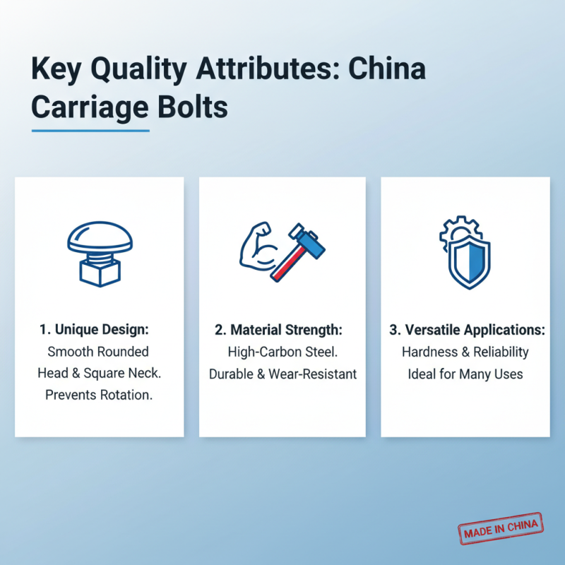 China Best Hot Sale Carriage Bolt Quality and Features Explained?