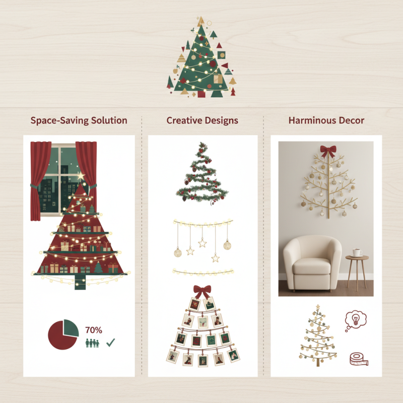 Best Wall Christmas Tree Ideas for Small Spaces