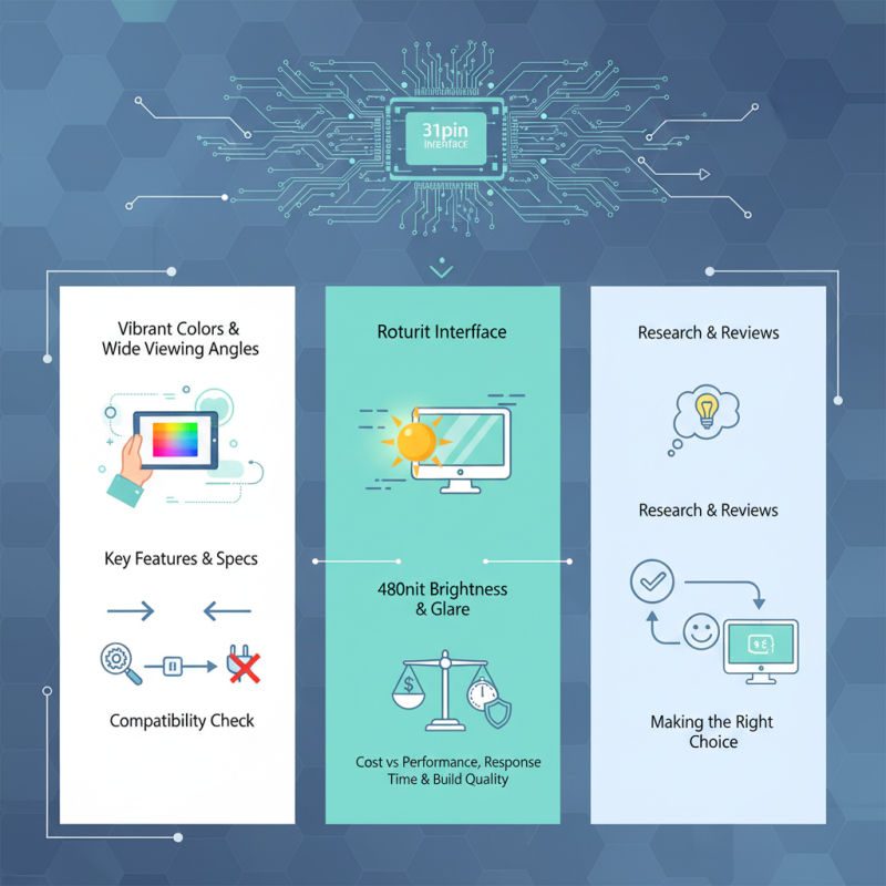 How to Choose a 31pin Interface 480nit IPS Screen for Your Needs?