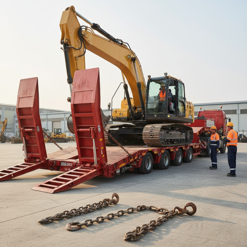 What is the Safest Method to Load a 50 Ton Excavator?