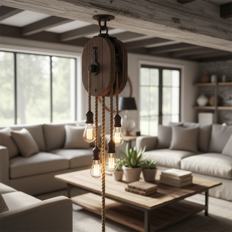 How to Use Antique Pulley for DIY Home Decor Projects?