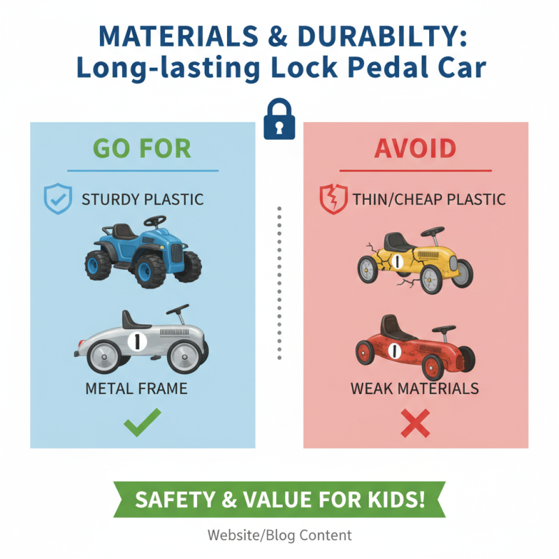 How to Choose the Best Lock Pedal Car for Kids?