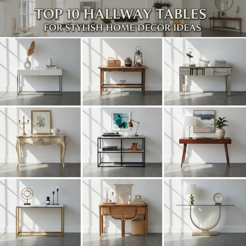 Top 10 Hallway Tables for Stylish Home Decor Ideas?