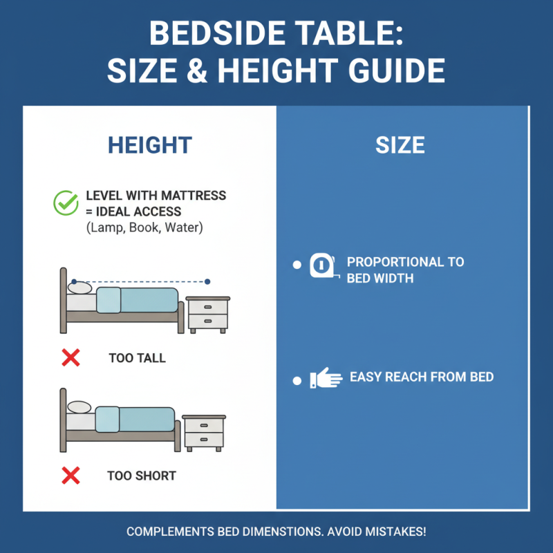 How to Choose the Perfect Bedside Table for Your Bedroom