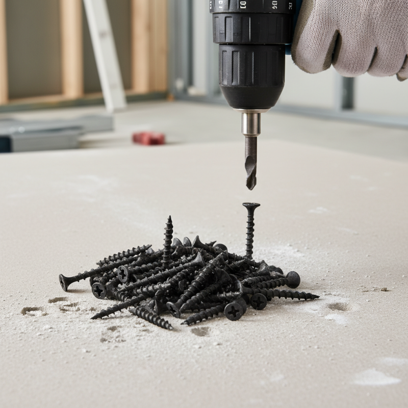 Top 10 Benefits of Using Black Drywall Screws in Construction?