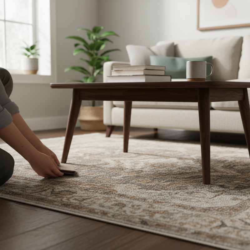 How to Fix a Wobbly Coffee Table on Rug Easily?