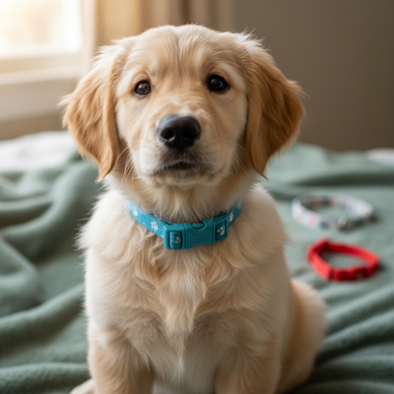 Why Do Puppies Need Special Collars for Their Growth?