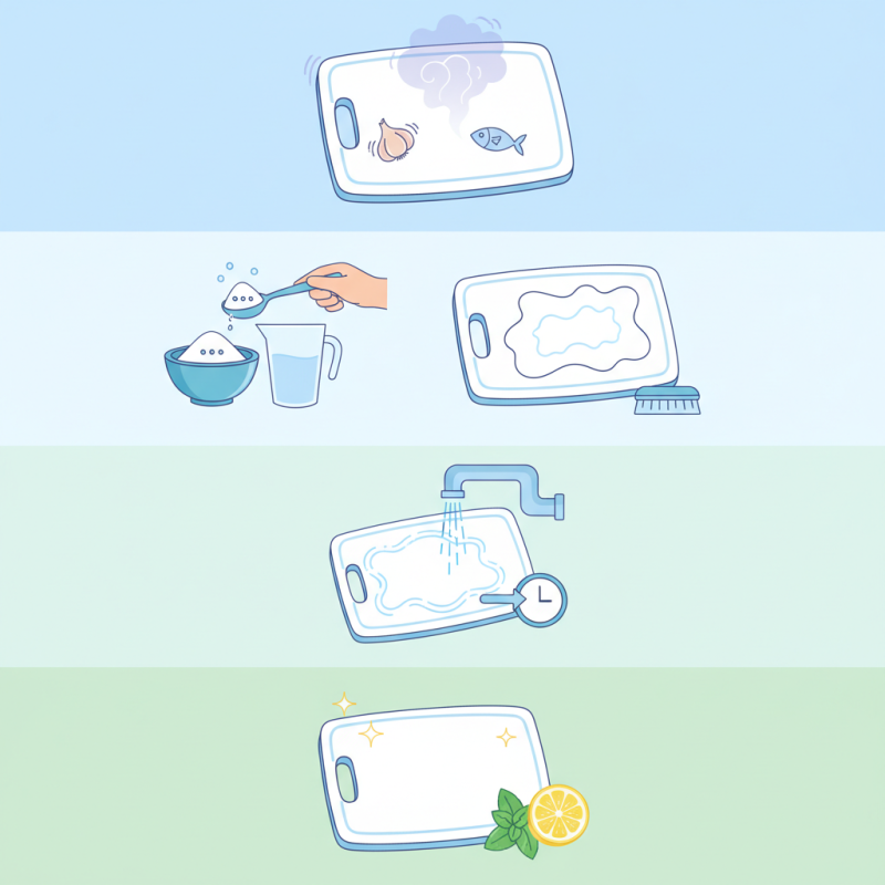 How to Remove Odors from Plastic Cutting Boards Easily?