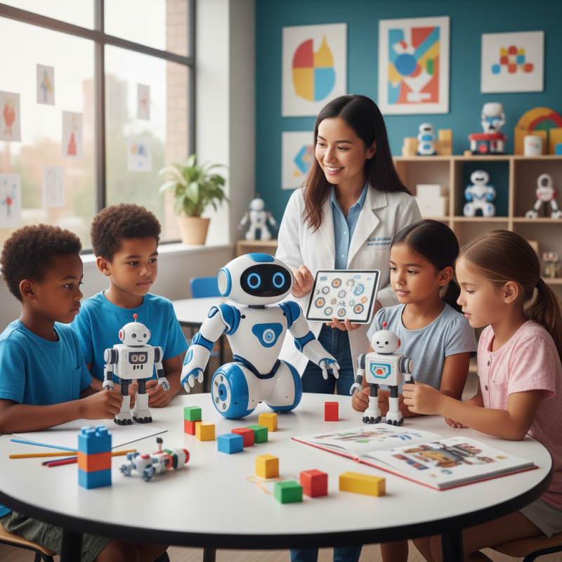 How to Explain AI with Robots to a 7 Year Old?