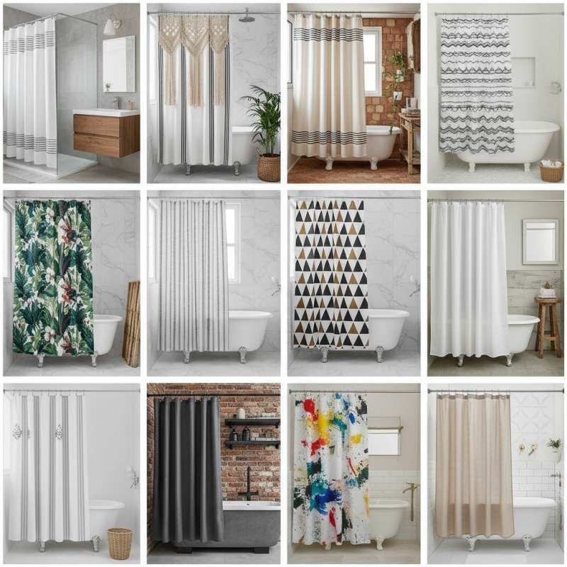 Top 10 Bath Shower Curtain Styles for Your Home Decor?