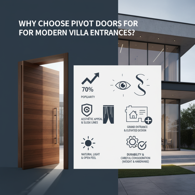 Why Choose Pivot Doors for Modern Villa Entrances?