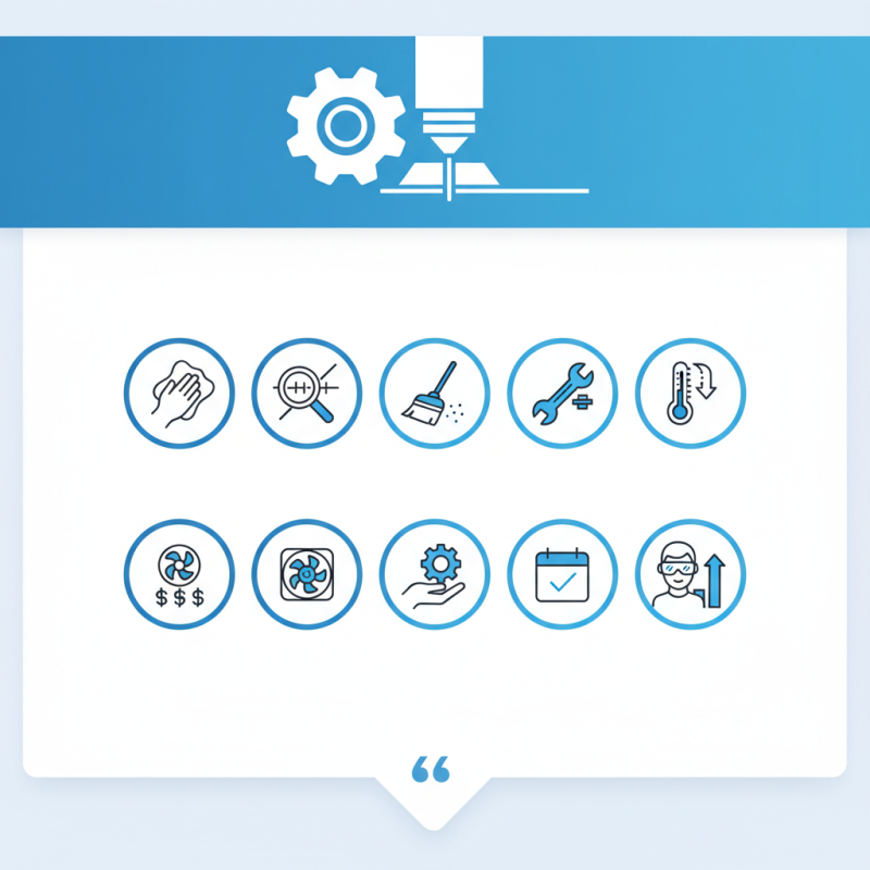 Top 10 Tips for Maintaining Your Laser Cutting Machine?