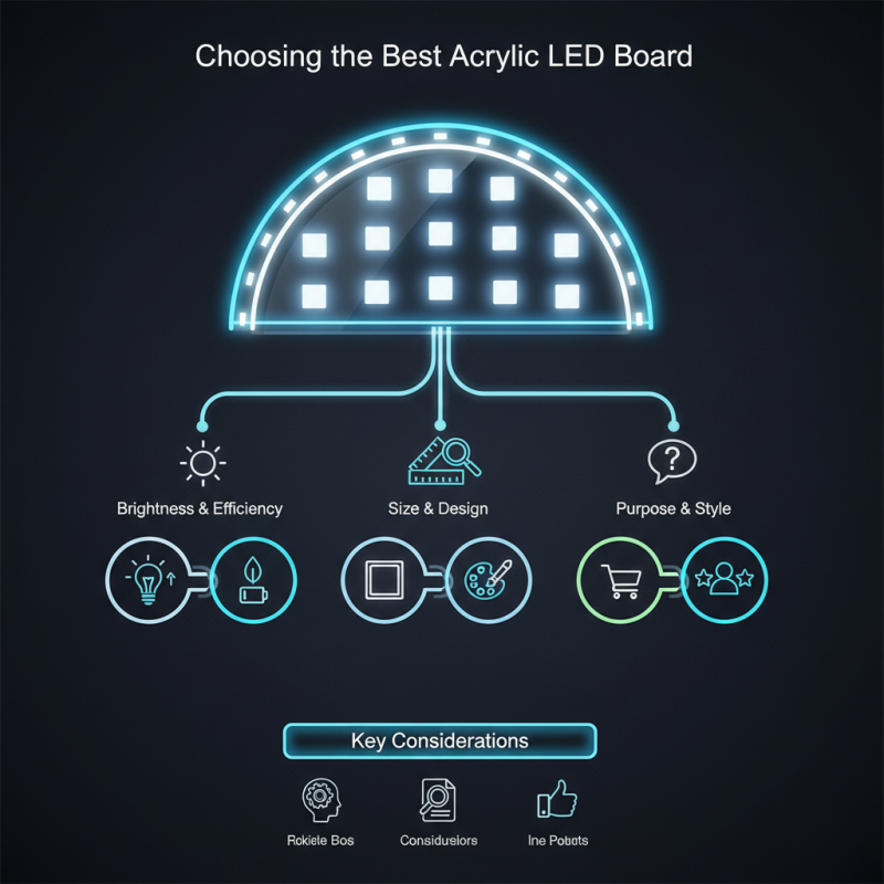 Ultimate Tips for Choosing the Best Acrylic Led Board?