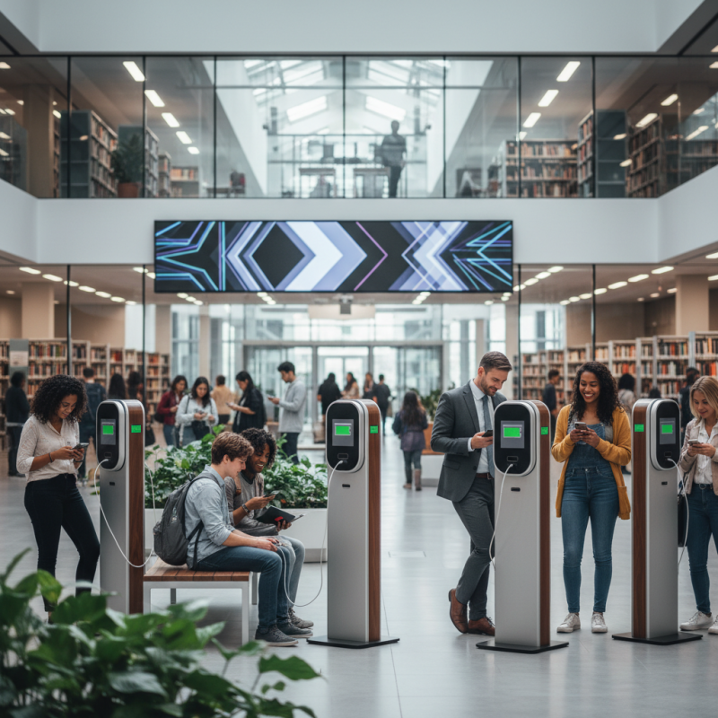 Why Are Floor Standing Chargers Preferred in Public Spaces?