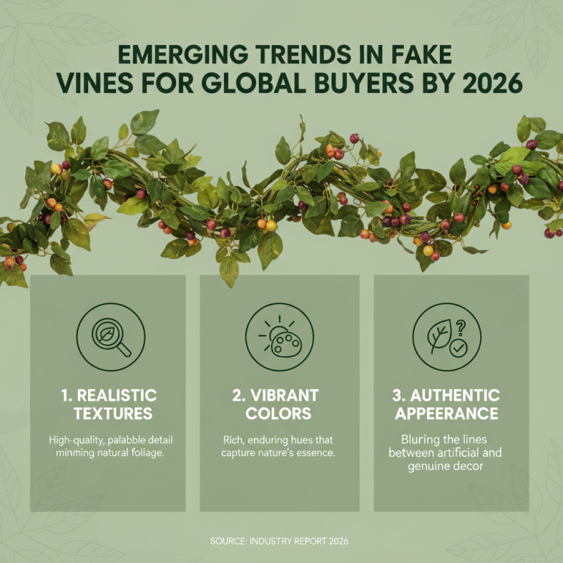 2026 Top Fake Vines Spotlight Trends for Global Buyers?