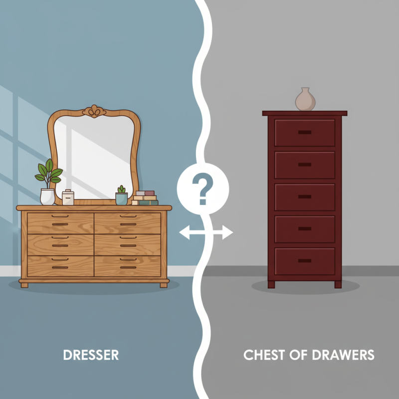 10 Key Differences Between Dresser and Chest of Drawers?