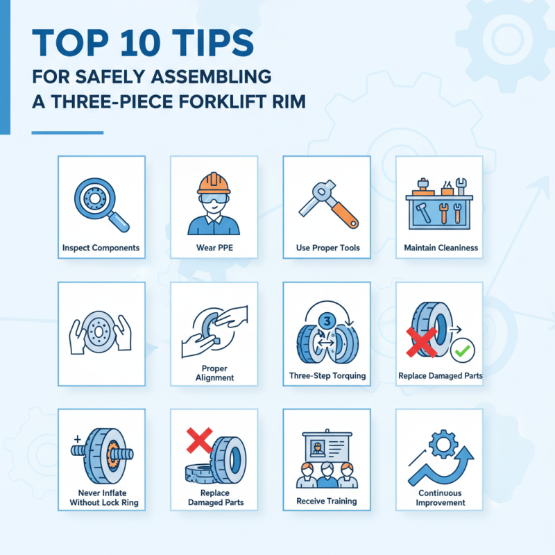 Top 10 Tips for Safely Assembling a Three Piece Forklift Rim?