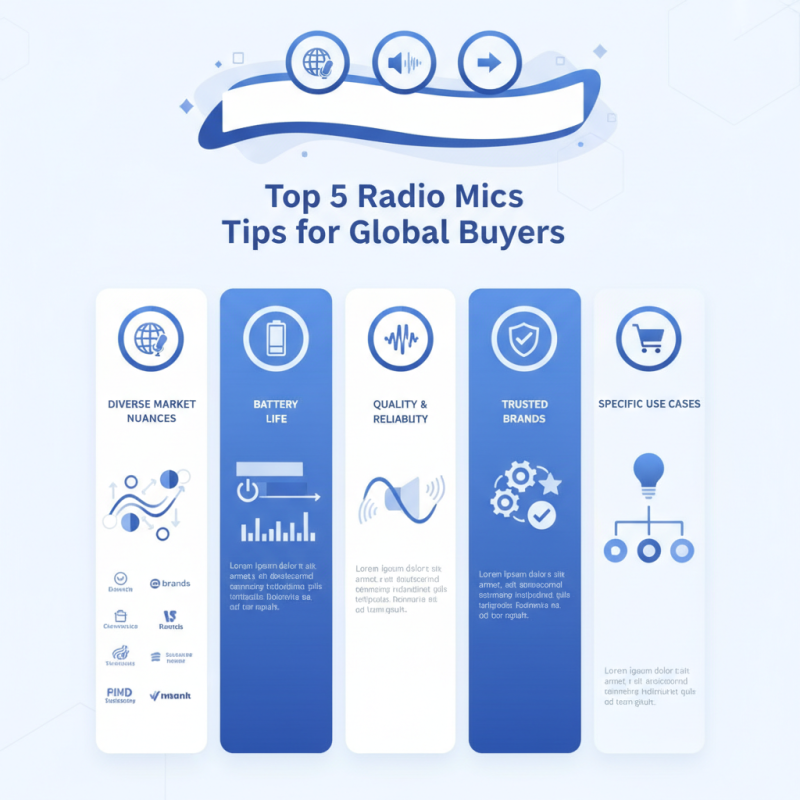 Top 5 Radio Mics Tips for Global Buyers to Consider