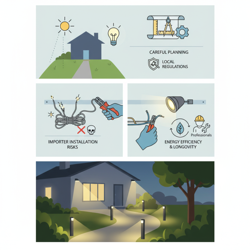 How to Install Outdoor LED Lighting Systems Safely?