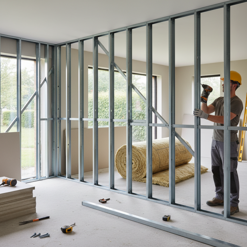 How to Build a Stud Wall Steel Frame for Your Home Renovation?