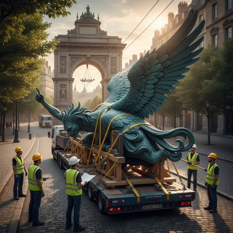 How to Transport Large Fiberglass Statues Safely and Efficiently?