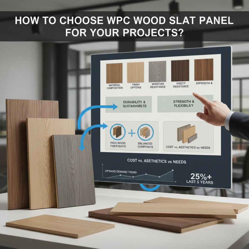How to Choose Wpc Wood Slat Panel for Your Projects?