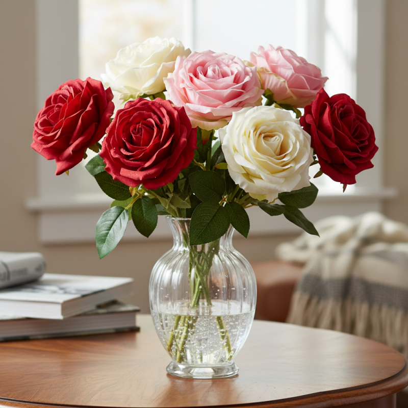 Why Choose Realistic Fake Roses for Your Home Décor?
