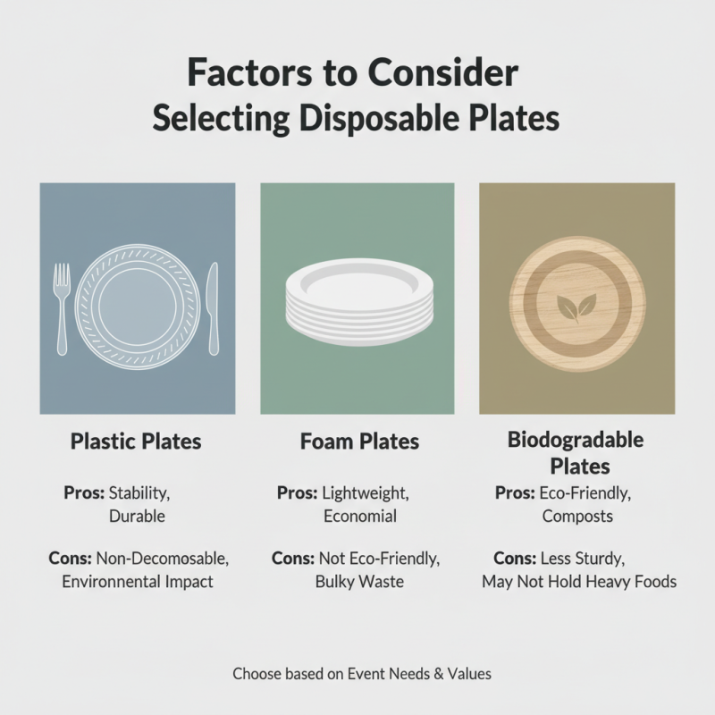How to Choose the Best Disposable Plates for Your Event?