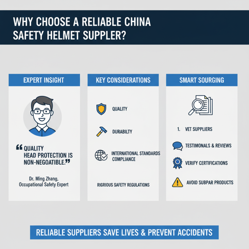 Why Choose a Reliable China Safety Helmet Supplier?